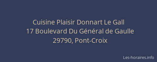 Cuisine Plaisir Donnart Le Gall