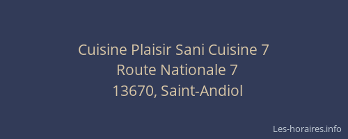 Cuisine Plaisir Sani Cuisine 7
