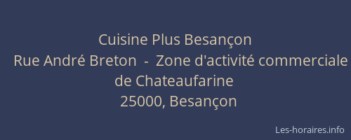 Cuisine Plus Besançon