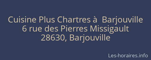 Cuisine Plus Chartres à  Barjouville