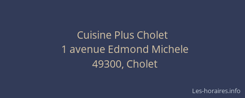 Cuisine Plus Cholet