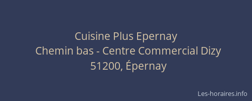 Cuisine Plus Epernay