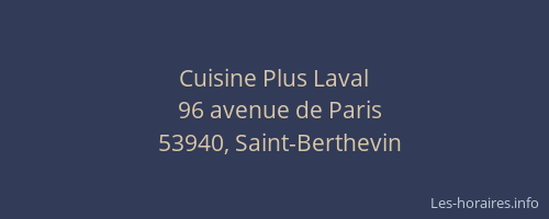 Cuisine Plus Laval