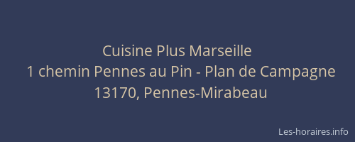 Cuisine Plus Marseille