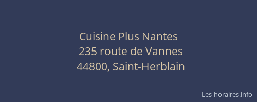 Cuisine Plus Nantes