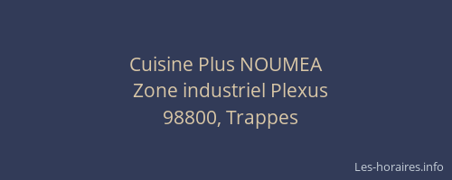 Cuisine Plus NOUMEA