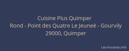 Cuisine Plus Quimper