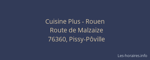 Cuisine Plus - Rouen