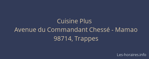 Cuisine Plus