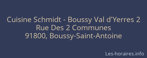 Cuisine Schmidt - Boussy Val d'Yerres 2