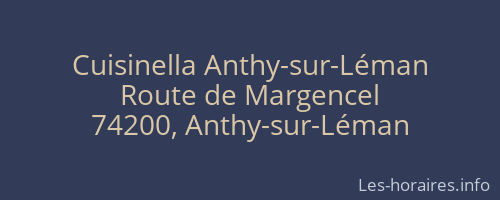 Cuisinella Anthy-sur-Léman
