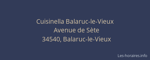 Cuisinella Balaruc-le-Vieux