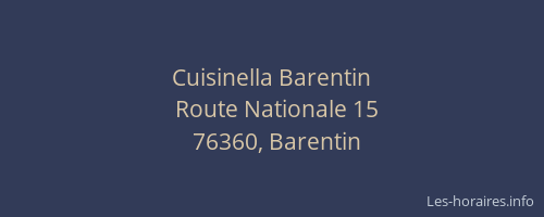 Cuisinella Barentin