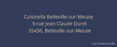 Cuisinella Belleville-sur-Meuse