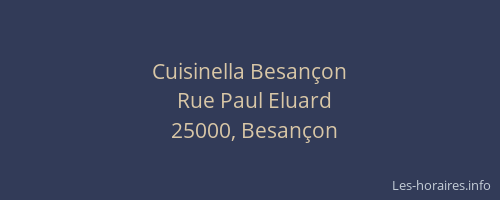 Cuisinella Besançon