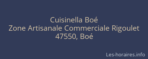 Cuisinella Boé