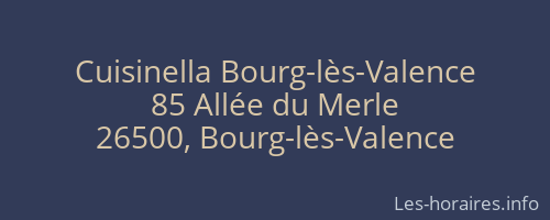 Cuisinella Bourg-lès-Valence