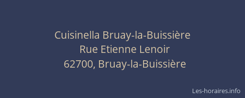 Cuisinella Bruay-la-Buissière