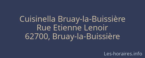 Cuisinella Bruay-la-Buissière