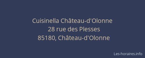 Cuisinella Château-d'Olonne