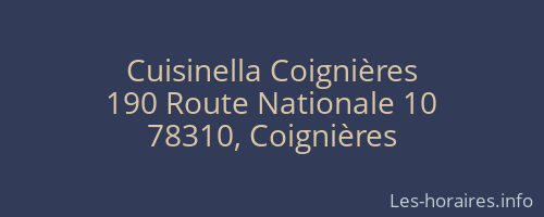 Cuisinella Coignières