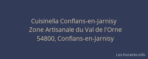 Cuisinella Conflans-en-Jarnisy