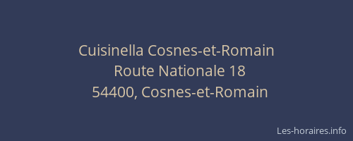 Cuisinella Cosnes-et-Romain