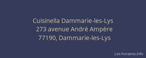 Cuisinella Dammarie-les-Lys