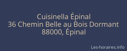 Cuisinella Épinal