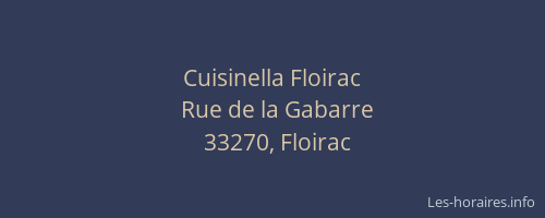 Cuisinella Floirac
