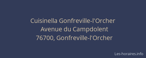 Cuisinella Gonfreville-l'Orcher
