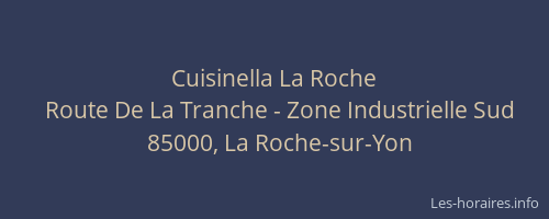 Cuisinella La Roche
