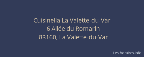 Cuisinella La Valette-du-Var
