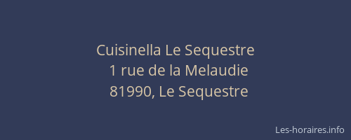 Cuisinella Le Sequestre