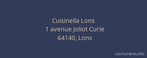 Cuisinella Lons