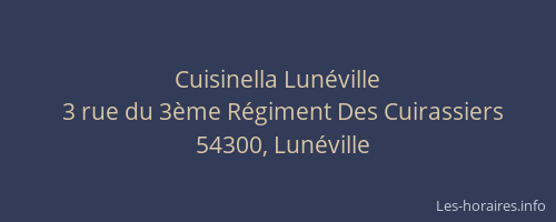 Cuisinella Lunéville