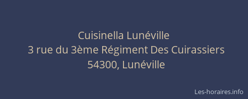 Cuisinella Lun&eacute;ville