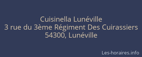 Cuisinella Lunéville