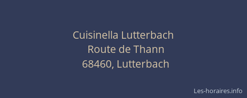 Cuisinella Lutterbach