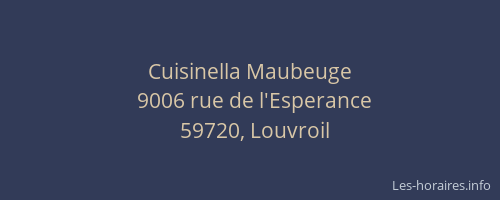 Cuisinella Maubeuge