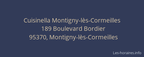 Cuisinella Montigny-lès-Cormeilles