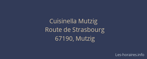 Cuisinella Mutzig