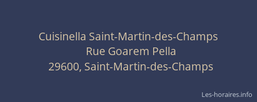 Cuisinella Saint-Martin-des-Champs