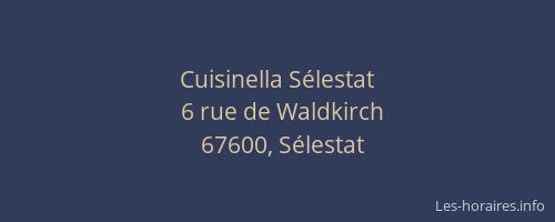 Cuisinella Sélestat