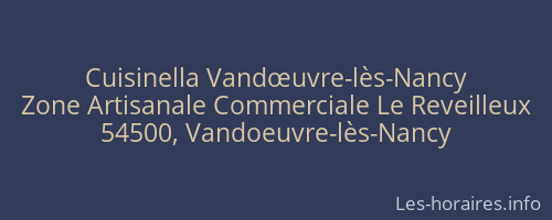 Cuisinella Vandœuvre-lès-Nancy