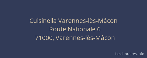 Cuisinella Varennes-lès-Mâcon
