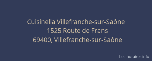 Cuisinella Villefranche-sur-Saône