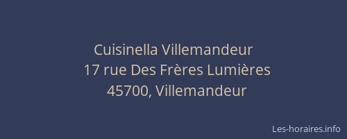 Cuisinella Villemandeur