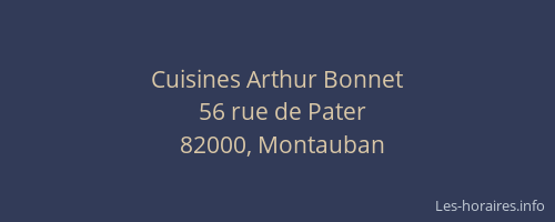 Cuisines Arthur Bonnet