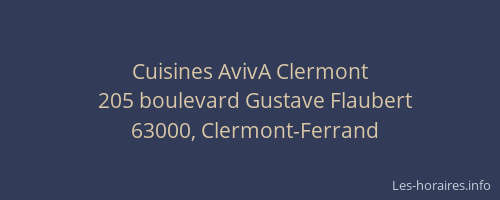 Cuisines AvivA Clermont